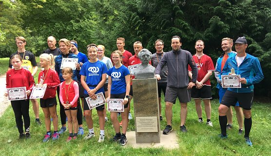 Teilnehmer des Siersmayer-Ged&auml;chtnislaufs (Foto: H.Haase)