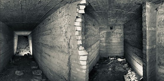 Rund 200 Menschen sollten im Graben am Spendekirchhof Schutz und Zuflucht finden (Foto: Michael Garke)