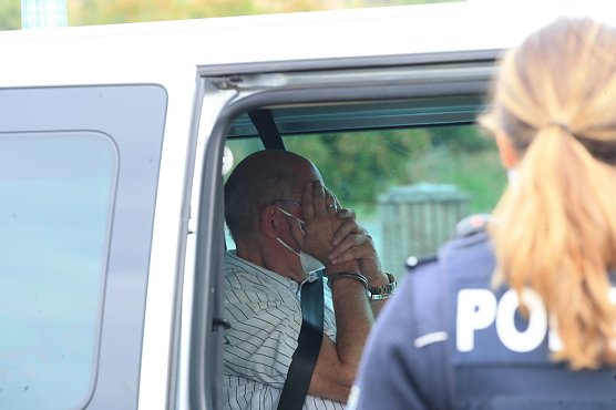 Der mutma&szlig;liche T&auml;ter stellte sich widerstandslos der Polizei auf dem Rastplatz "Goldene Aue" (Foto: Silvio Dietzel)