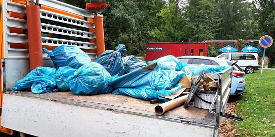 Ausbeute beim "Clean Up Day" (Foto: Stadtverwaltung Nordhausen)