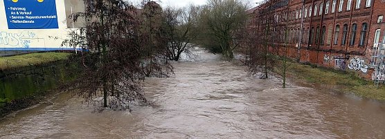 Hochwasser - Alarm im S&uuml;dharz, hier im Februar 2017 (Foto: nnz-Archiv)