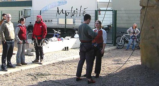 Angeklettert (Foto: mobile)