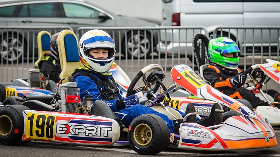 JuliusRammelt in seinem Kartwagen (Foto: K.Rammelt) JuliusRammelt in seinem Kartwagen (Foto: K.Rammelt)