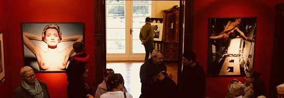 Drei H&auml;user - ein Fotograf - in Nordhausen zeigt Olaf Mertens gestern Ausz&uuml;ge aus seinem Schaffen (Foto: agl)