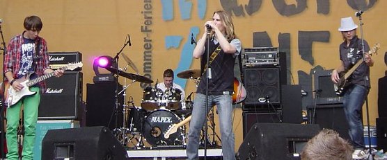 Auftritt in Halle (Foto: Agentur) Auftritt in Halle (Foto: Agentur)