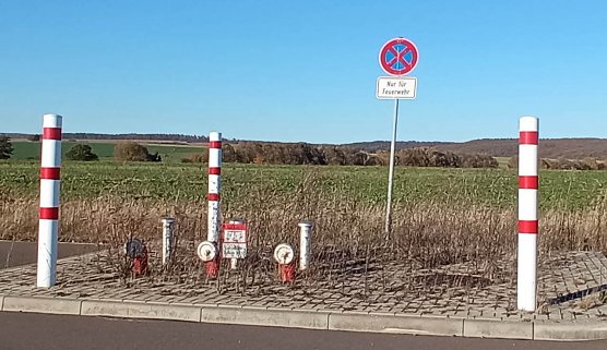 Nur die Feuerwehr darf hier nicht halten ... (Foto: F.Jeschke)