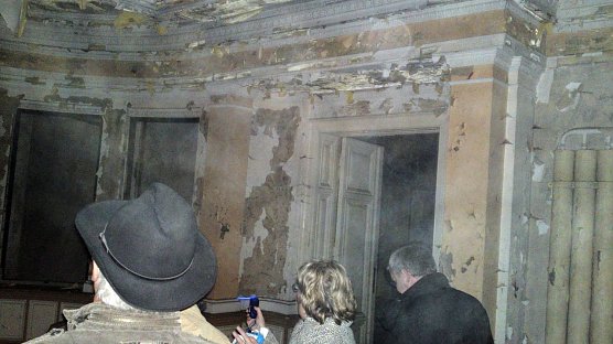 Im Jahr 2018 besichtigte die CDU-Stadtratsfraktion die Villa (Foto: St. Iffland)