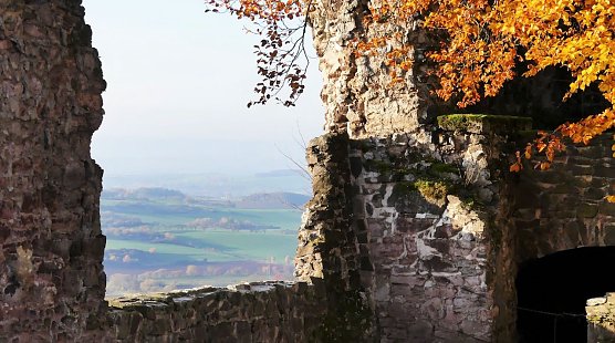 Blick von der Burgruine (Foto: P.Schneller)