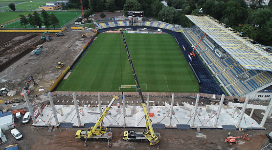 HABAU baut gleich an zwei Stadien (Foto: HABAU) HABAU baut gleich an zwei Stadien (Foto: HABAU)