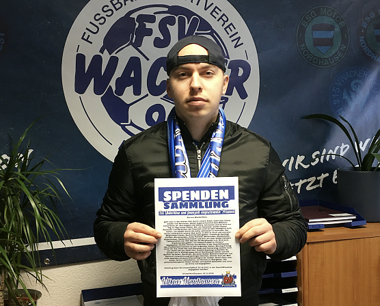 Wacker-Fans starten Spendensammlungf (Foto: FSV Wacker 90 Nordhausen)