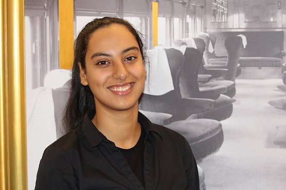 Die junge Restaurantfachfrau Imane freut sich auf die Arbeit in Nordhausen  (Foto: Eva Wiegand)