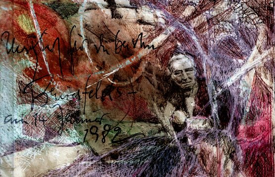 Aus dem Einband: Ein Lesebuch (Foto: H.Kneffel) Aus dem Einband: Ein Lesebuch (Foto: H.Kneffel)