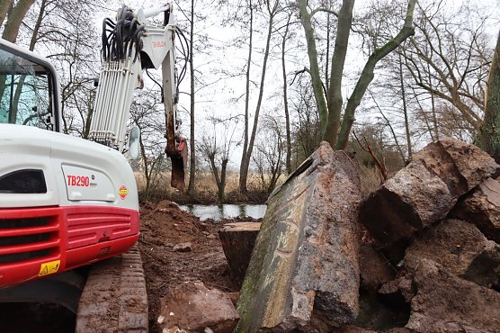 Ma&szlig;nahmen zur Verbesserung der Gew&auml;sserg&uuml;te an der Salza (Foto: Stadtverwaltung Nordhausen)