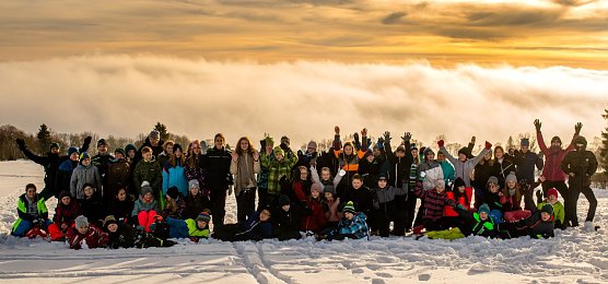 Humboldtianer auf j&auml;hrlicher Skifahrt (Foto: Ch. Keil)