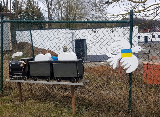 Friedensbotschaft aus Steigerthal (Foto: C. Wilhelm)