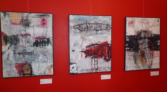 Werke von Bernd Zei&szlig;ler im Meyeburg-Museum (Foto: HG Backhaus)