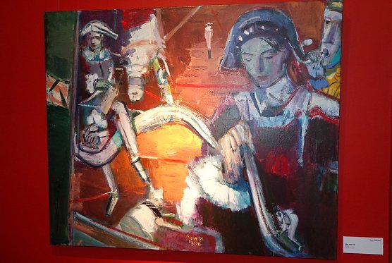 "Der Spieler" von Jost Heyder ist in der aktuellen Ausstellung zu sehen (Foto: HG Backhaus)