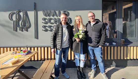 Die neuen Betreiber des Waldschl&ouml;sschens sind voller Vorfreude (Foto: P.Blei)