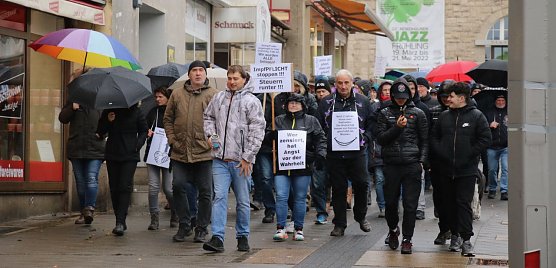 Montags-Spaziergang in Nordhausen (Foto: agl)