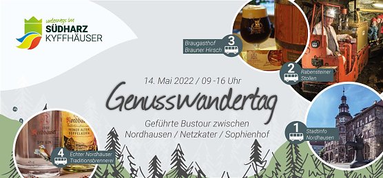 Der Tourismusverband lädt zum ersten Genusswandertag (Foto: Pressestelle Landratsamt Nordhausen) Der Tourismusverband lädt zum ersten Genusswandertag (Foto: Pressestelle Landratsamt Nordhausen)