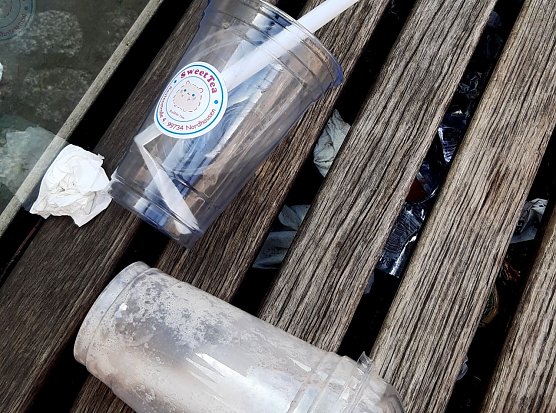 M&uuml;llhaltestelle am Markt (Foto: Anton Adlerauge)