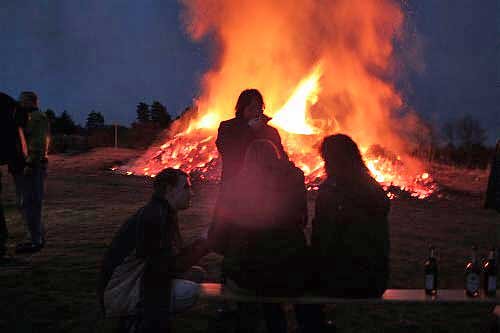 Feuer in Werna (Foto: nnz)