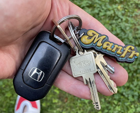 Verlorengegangener Schl&uuml;sselbund (Foto: privat)