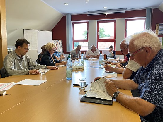 Planung des Ortschaftsjubil&auml;ums (Foto: Sandra Witzel)