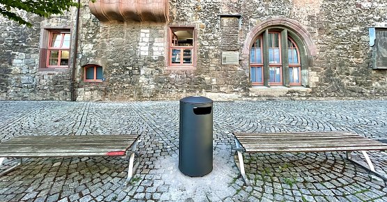 Neue Papierkörbe in Nordhausen (Foto: Stadtverwaltung Nordhausen) Neue Papierkörbe in Nordhausen (Foto: Stadtverwaltung Nordhausen)