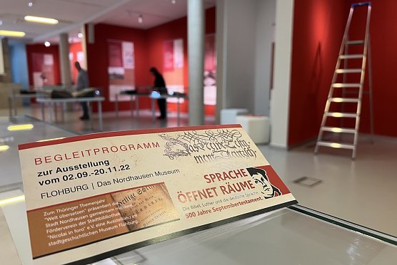 Ausstellung 500 Jahre Septembertestament (Foto: Stadtverwaltung Nordhausen) Ausstellung 500 Jahre Septembertestament (Foto: Stadtverwaltung Nordhausen)