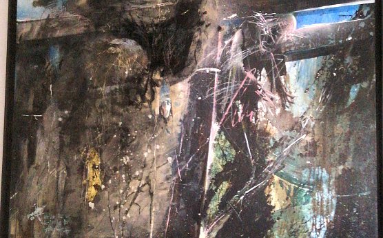 Gemäldeausschnitt Karin Kicker (Foto: C.Mitzlaff) Gemäldeausschnitt Karin Kicker (Foto: C.Mitzlaff)