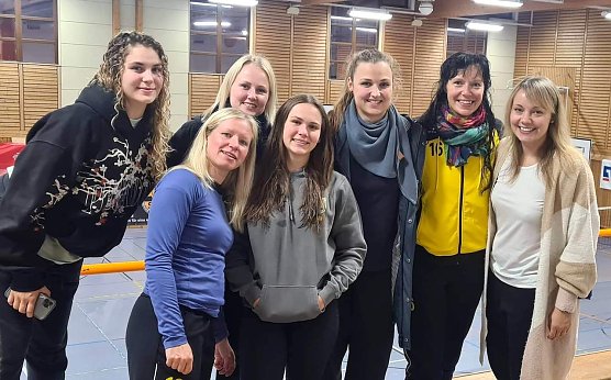 Freudige Gesichter bei den SVC-M&auml;dels (Foto: J.Moldenhawer)