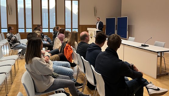 Oberb&uuml;rgermeister Kai Buchmann  beim Fortbildungslehrgang  (Foto: Stadtverwaltung Nordhausen)