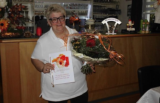 Dankesch&ouml;n an die Wirtin (Foto: privat)
