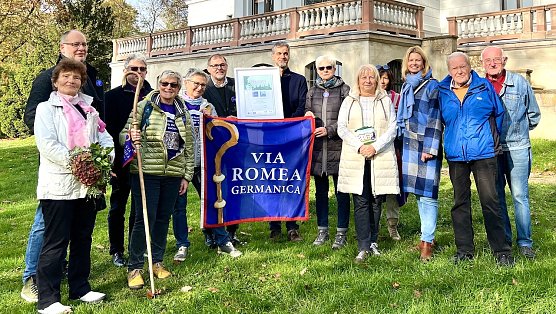 Neue Pilgerst&auml;tte im Park Hohenrode eingeweiht (Foto: Stadtverwaltung Nordhausen)