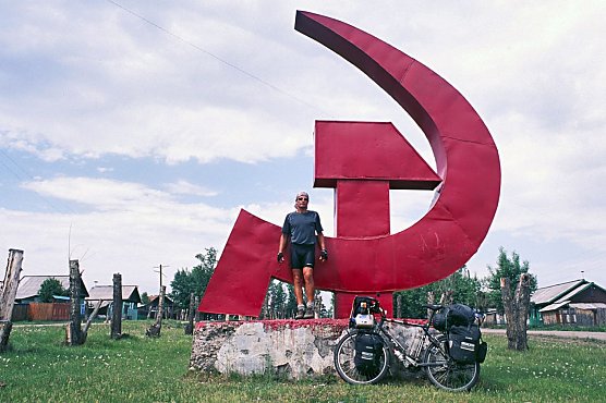 Thomas Meixner fuhr mit dem Fahrrad bis nach Wladiwostok (Foto: Thomas Meixner)