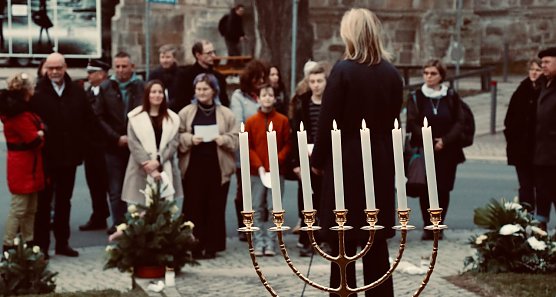 Gedenken an die Pogromnacht von 1938 (Foto: agl)