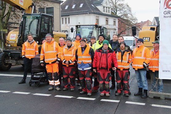 Das Team von Granitbau Nordhausen hatte dreieinhalb Jahre lang alle Hände voll zu tun (Foto: agl) Das Team von Granitbau Nordhausen hatte dreieinhalb Jahre lang alle Hände voll zu tun (Foto: agl)