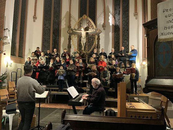 Hauptprobe des Projektchores (Foto: Christine Heimrich) Hauptprobe des Projektchores (Foto: Christine Heimrich)