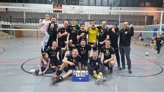 Jubel bei den SVC Herren (Foto: Dominik Rieger) Jubel bei den SVC Herren (Foto: Dominik Rieger)