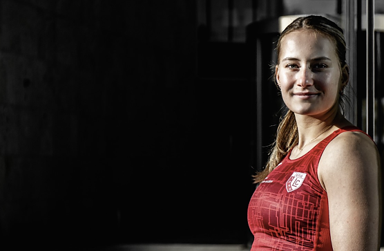 Morgen live in der Wiedigsburghalle zu erleben: Chantal Rimke, die Nordh&auml;user Vizeeuropameisterin (U18) (Foto: Christoph Keil)