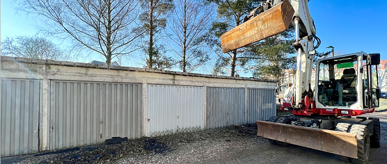 Die Garagen in der Hufelandstraße müssen weichen (Foto: Stadt Nordhausen) Die Garagen in der Hufelandstraße müssen weichen (Foto: Stadt Nordhausen)