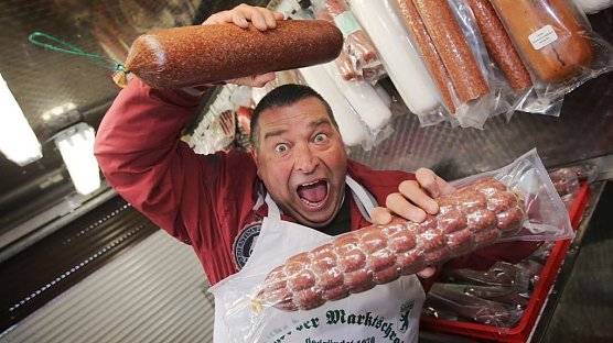 Wurst Achim und die Marktschreier kommen nach Nordhausen (Foto: Event und Werbeagentur Jobo) Wurst Achim und die Marktschreier kommen nach Nordhausen (Foto: Event und Werbeagentur Jobo)