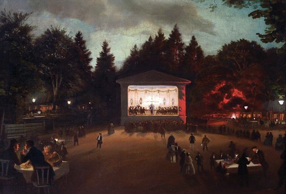  Abendkonzert im Gehege � Erinnerung an den 20. Juli 1861. (Foto: H.Kneffel)