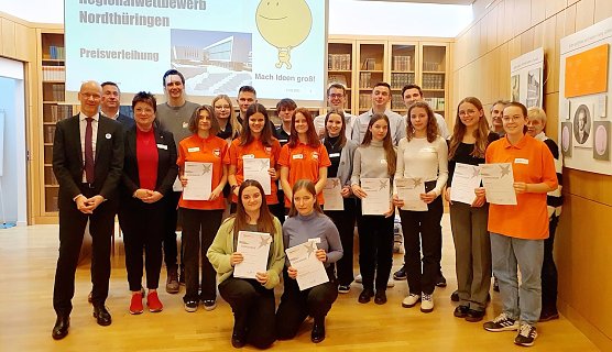 Preisverleihung Regionalwettbewerb Nordth&uuml;ringen JUGEND FORSCHT (Foto: Nadine Kathrin Luschnat)