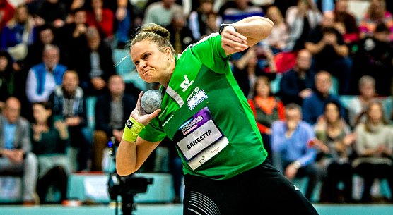 Sara Gambetta hier bei ihrem Erfolg in der Wiedigsburghalle (Foto: Christoph Keil)