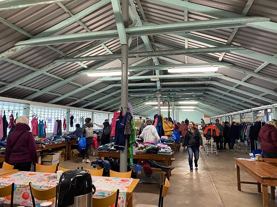 Der 4. Leimbacher Basar findet am Sonntag in der Festhalle, Hardtstra&szlig;e 22, statt (Foto: Franziska Klaan)