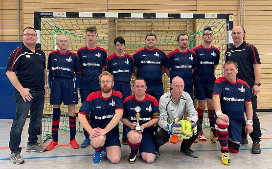 Erfolgreiche Fußballer der Nordthüringer Lebenshilfe (Foto: M.Gaßmann) Erfolgreiche Fußballer der Nordthüringer Lebenshilfe (Foto: M.Gaßmann)
