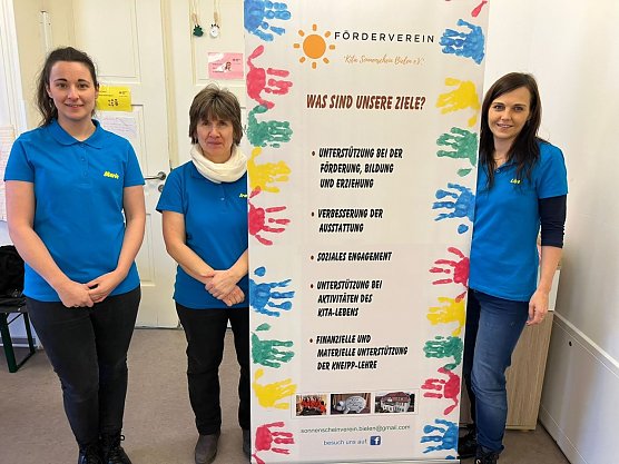 Bei der Kita Sonnenschein freute man sich über einen gelungenen Basar (Foto: Ira Grimm) Bei der Kita Sonnenschein freute man sich über einen gelungenen Basar (Foto: Ira Grimm)