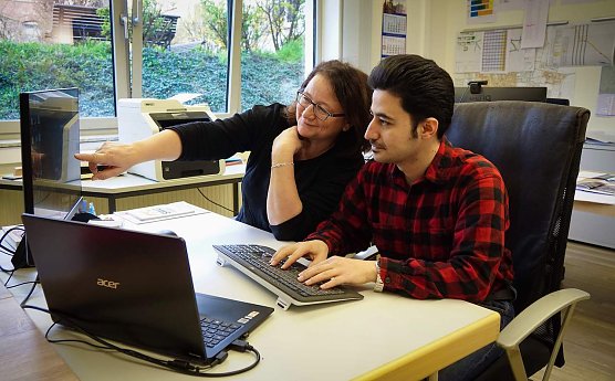 Andrea Rahmig und Koorosh Parvaz (Foto: SWG Nordhausen/Schedwill) Andrea Rahmig und Koorosh Parvaz (Foto: SWG Nordhausen/Schedwill)